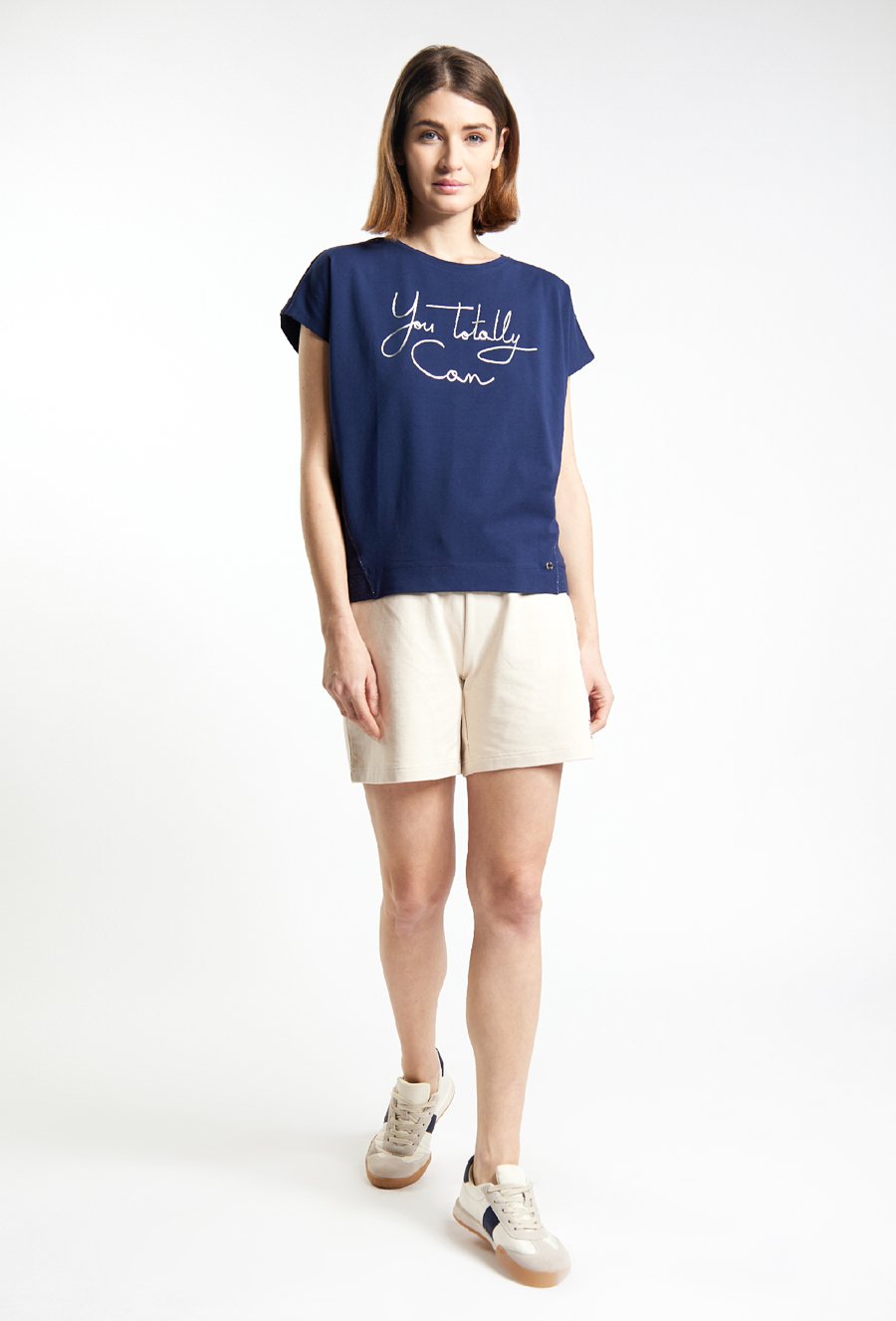 T-shirt damski z napisem