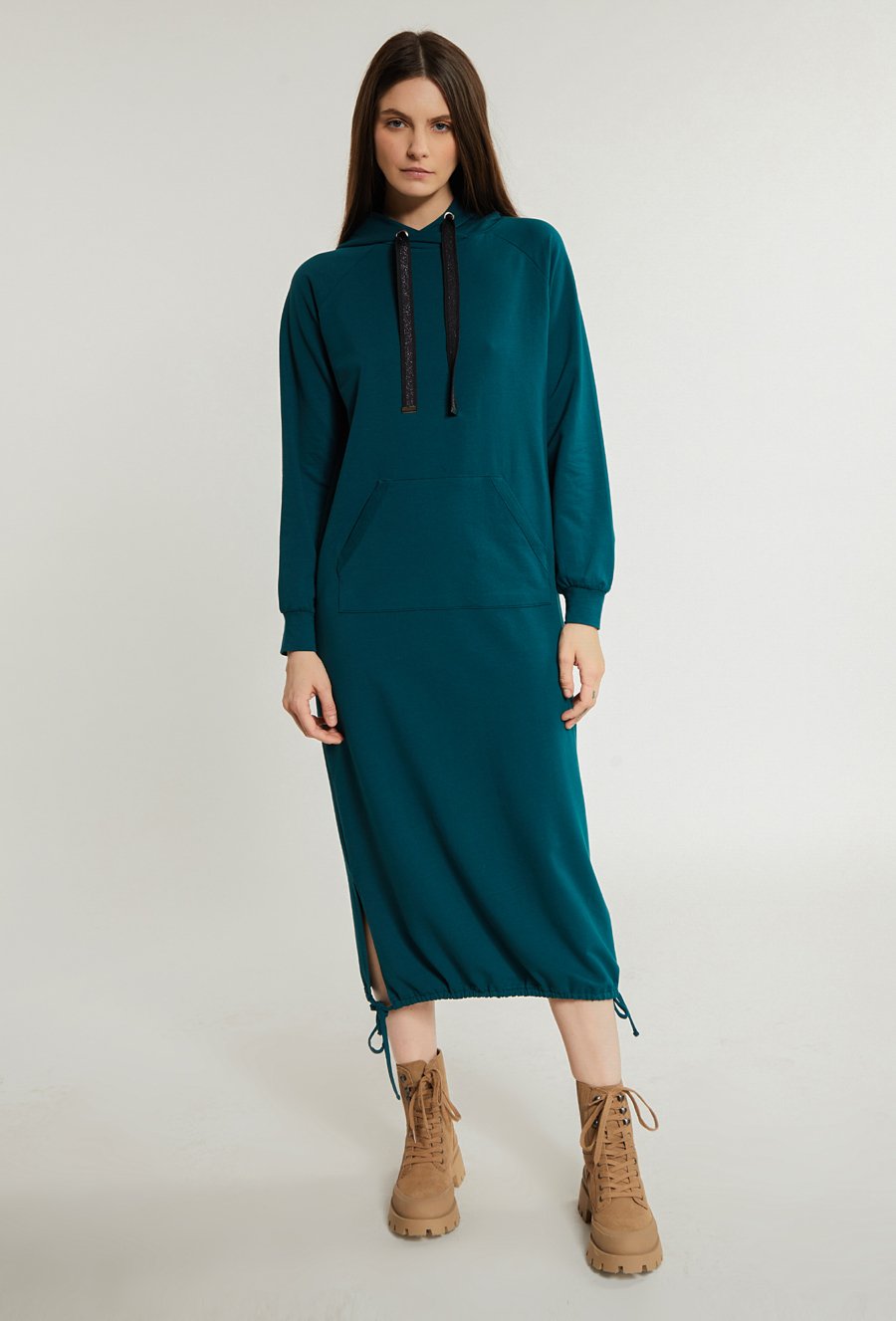 Długa bawełniana sukienka