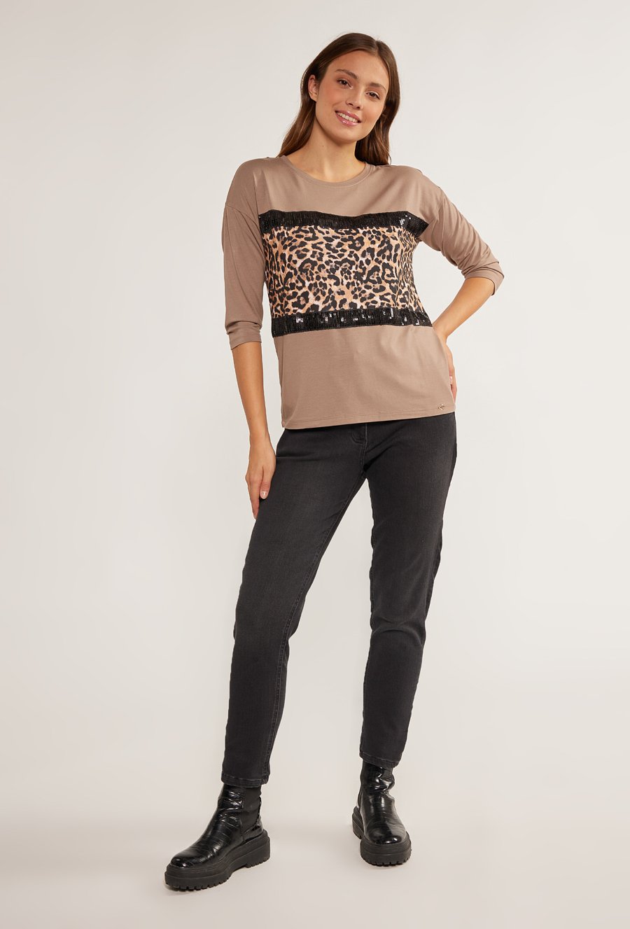 Bluzka ze zwierzęcym printem