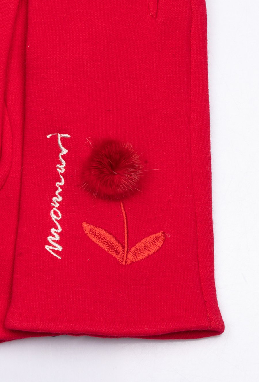 Rękawiczki damskie z ozdobą