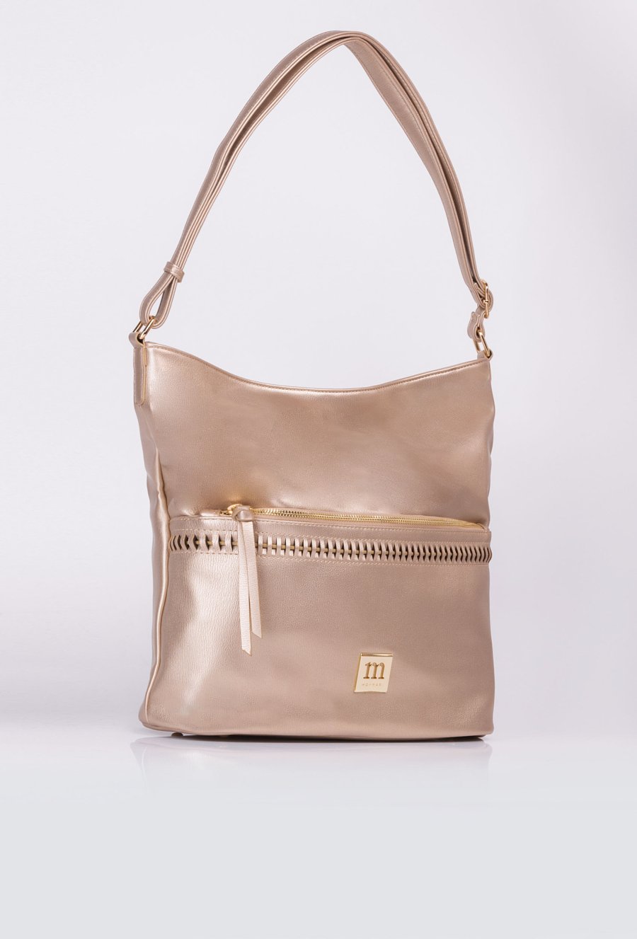 Torba typu worek z elementem plecionki