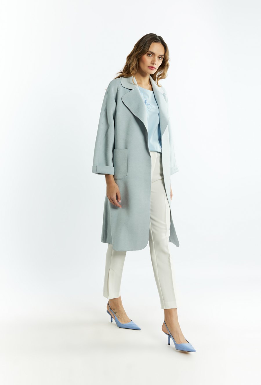 Klasyczny płaszcz damski