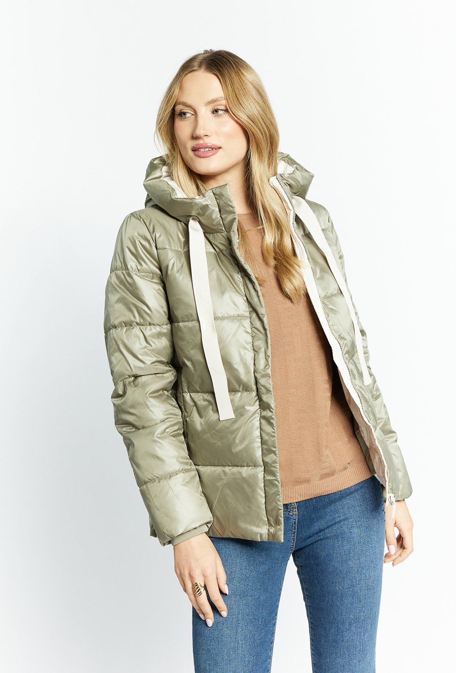 Kurtka damska z rozcięciami