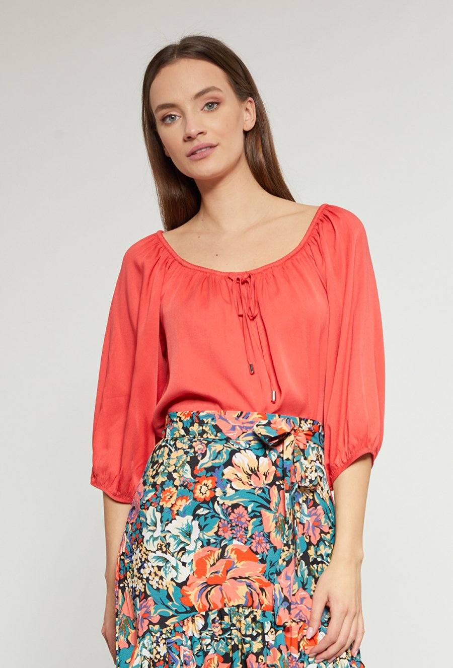 Romantyczna bluzka z wiskozy