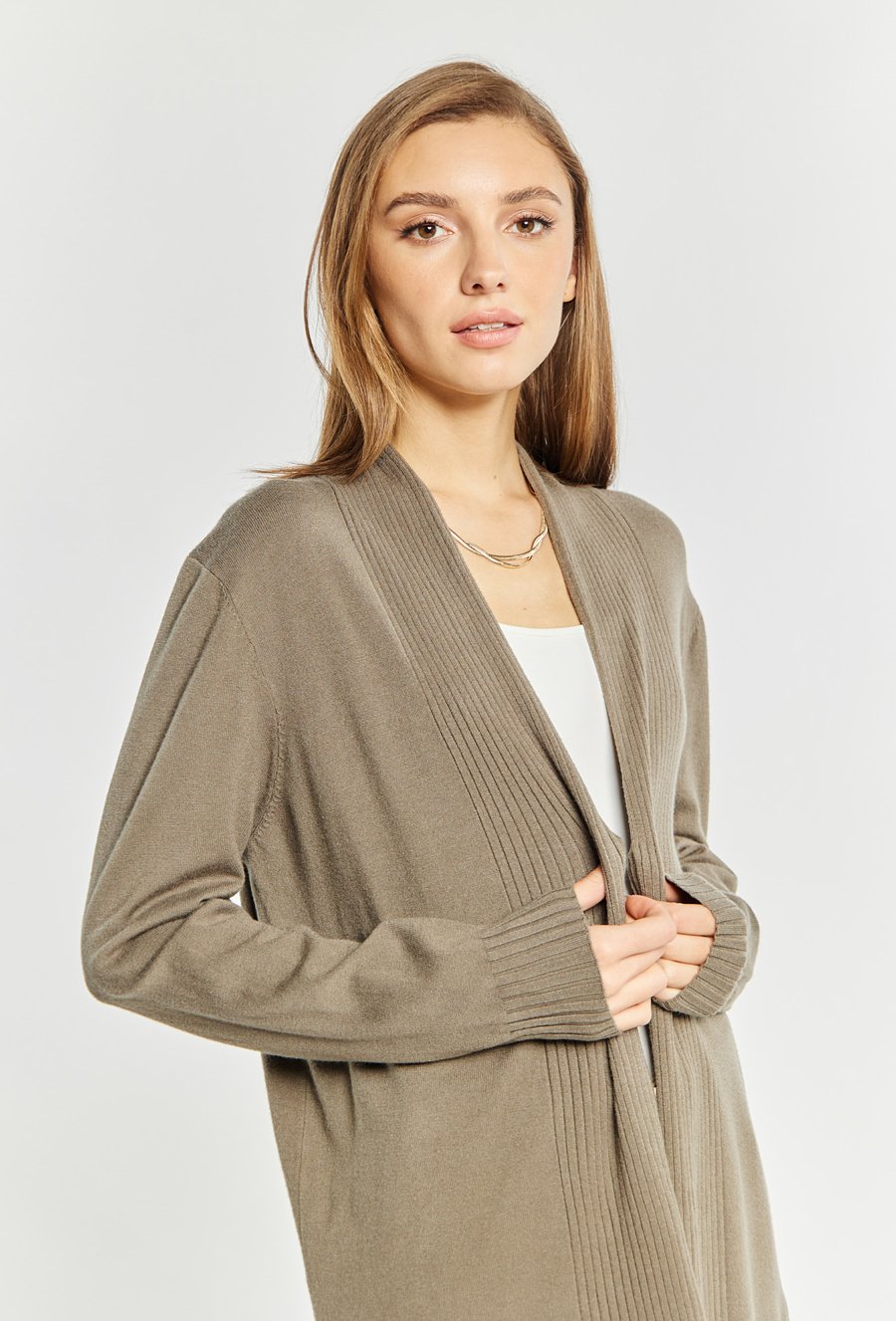 Kardigan z długim rękawem