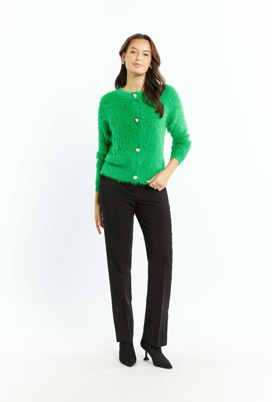 Rozpinany sweter damski