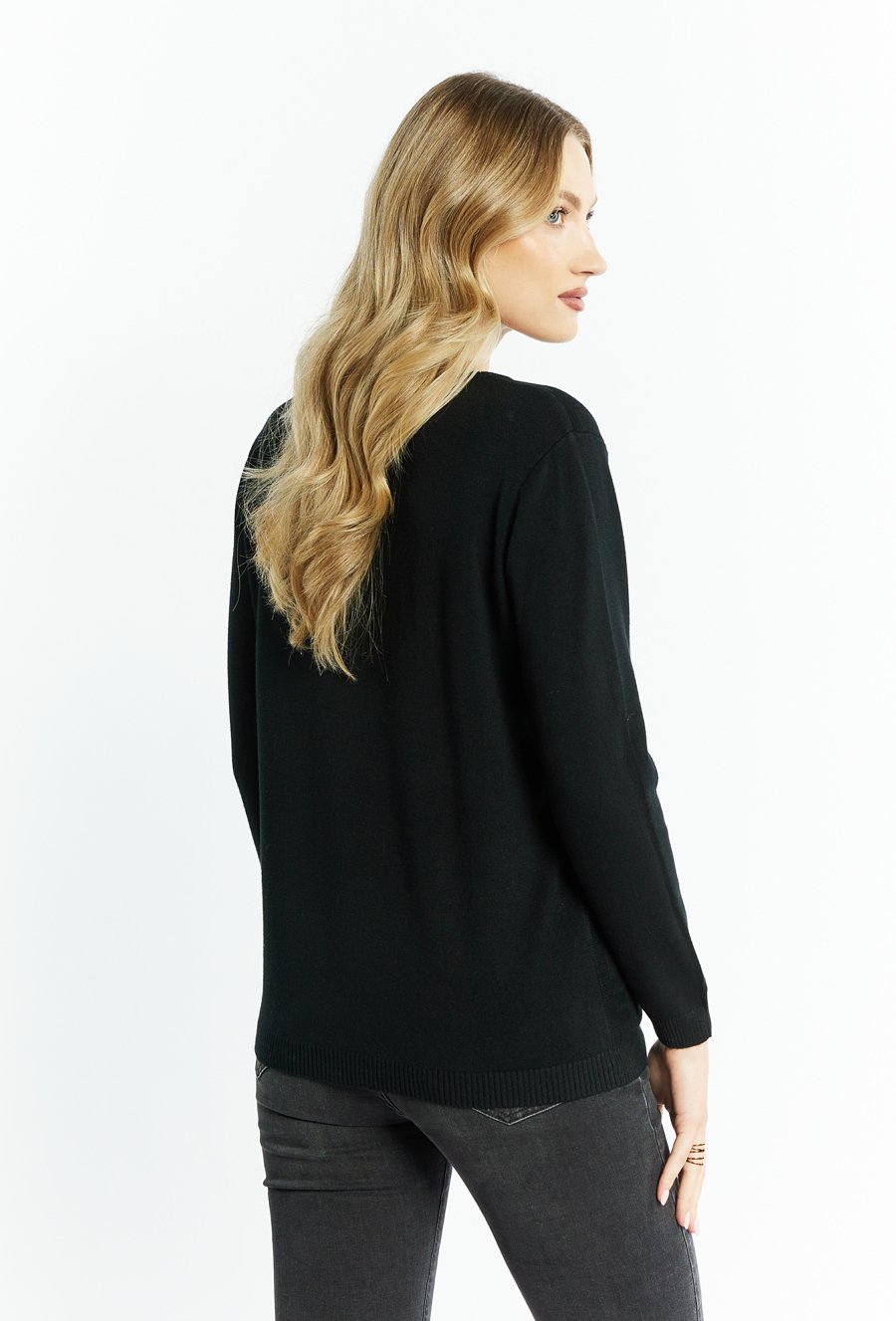 Cienki sweter damski