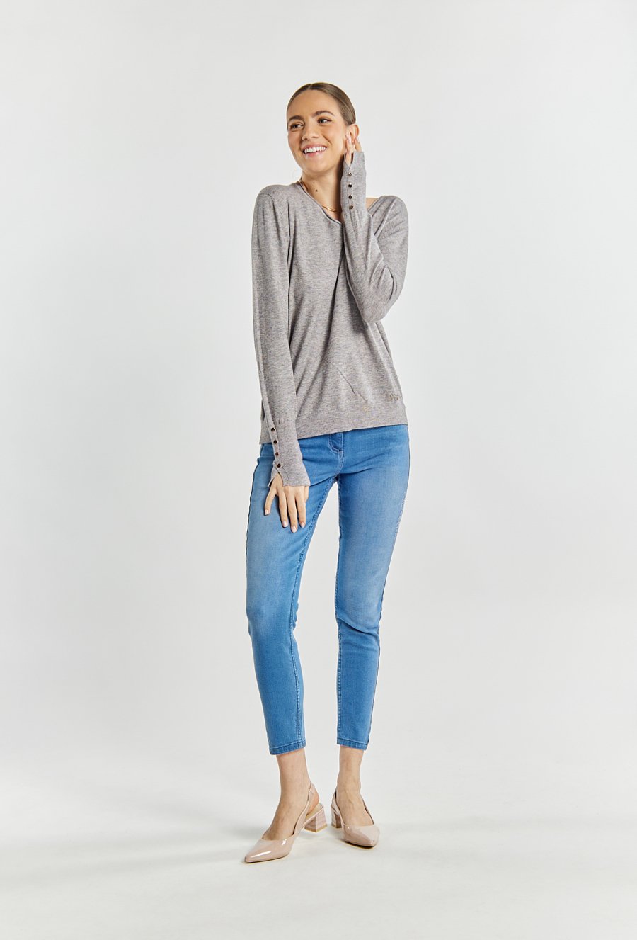 Casualowy sweter damski