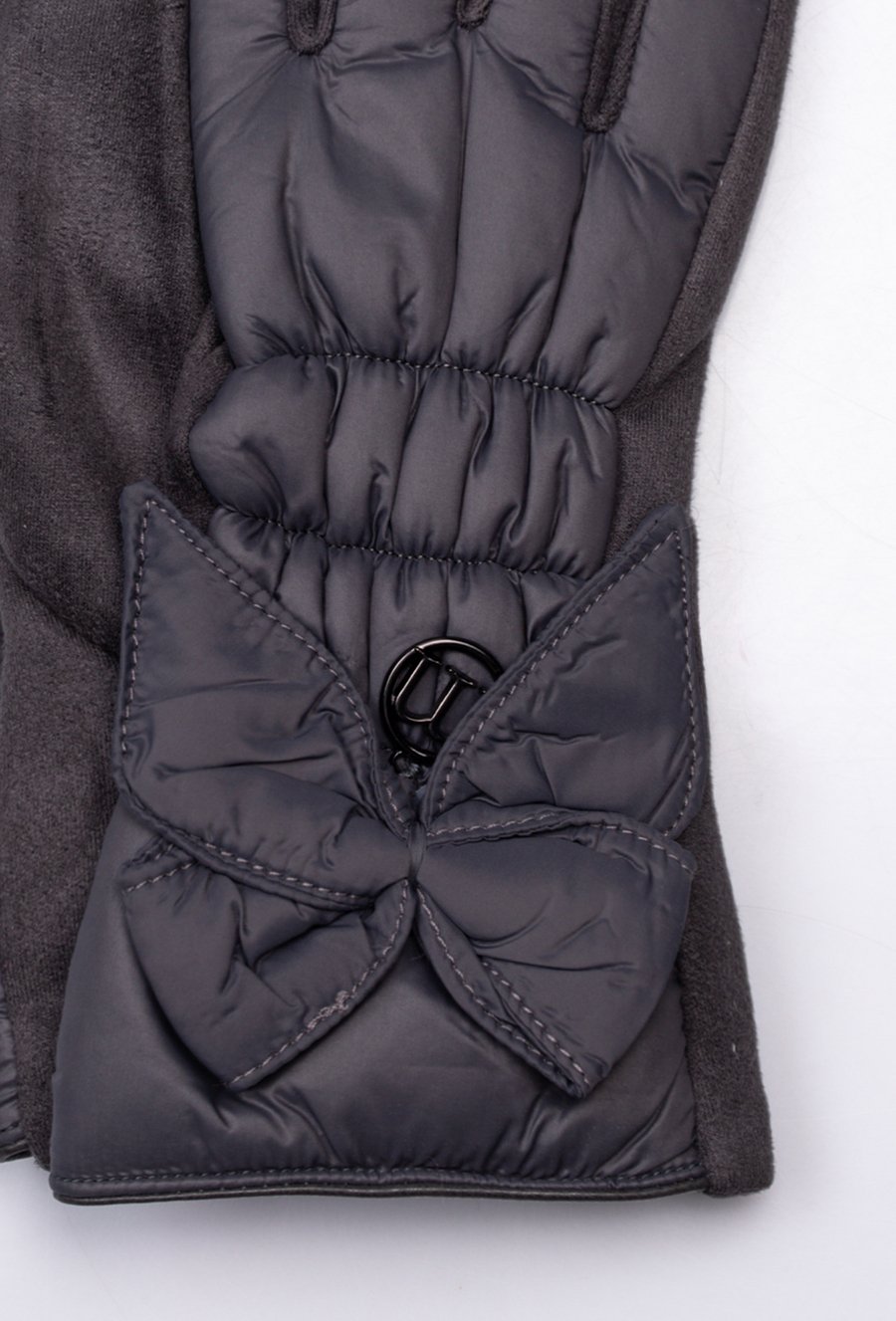 Rękawiczki damskie z kokardą