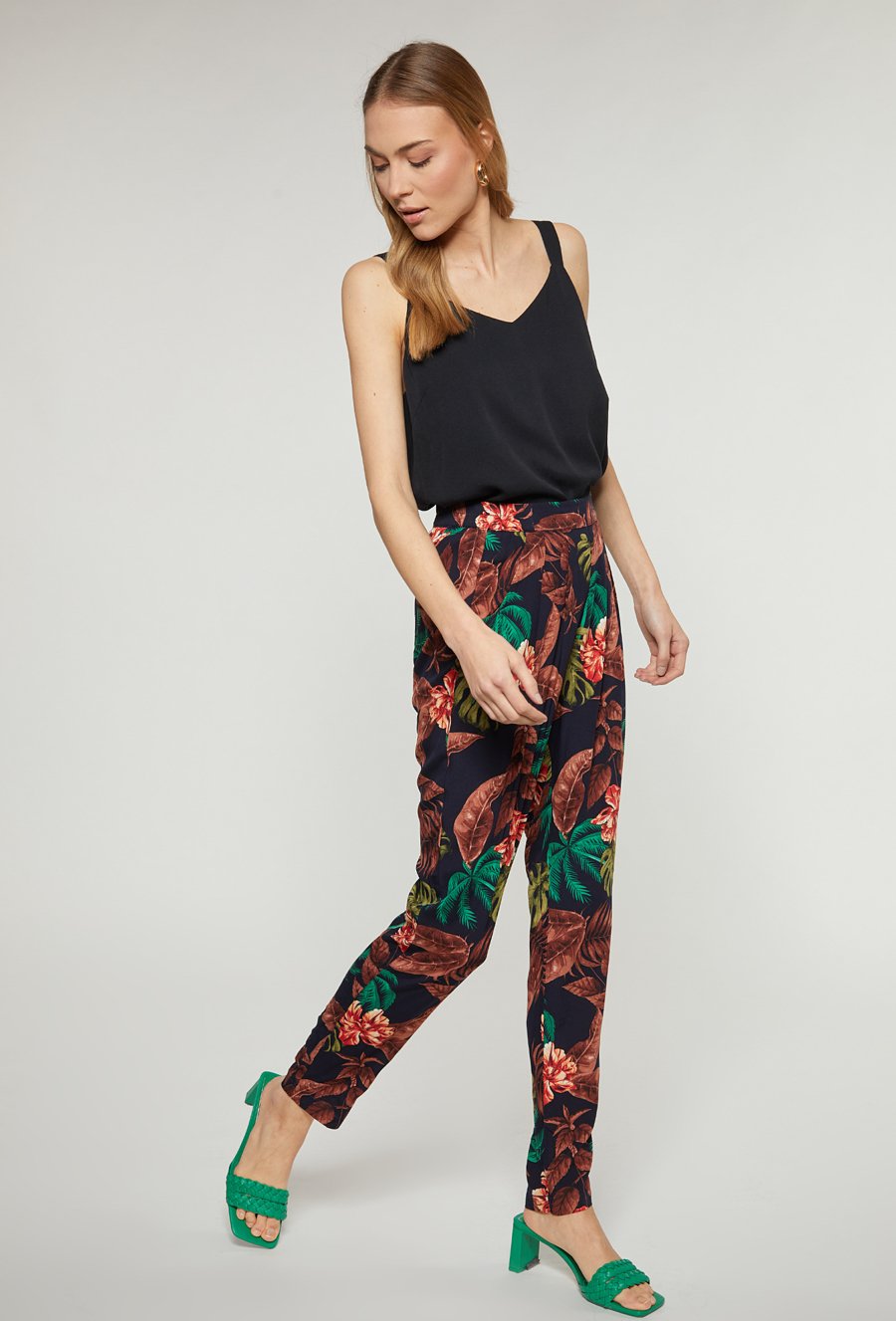 Gładki top na ramiączkach