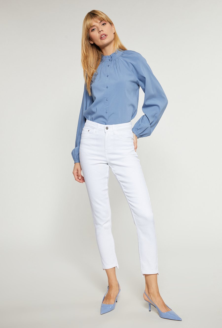 Jeansowe spodnie damskie