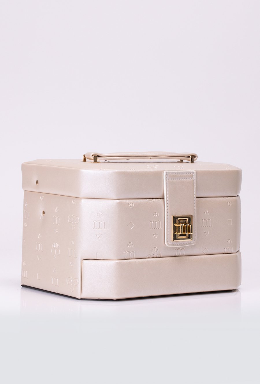 Duży elegancki kuferek na biżuterię