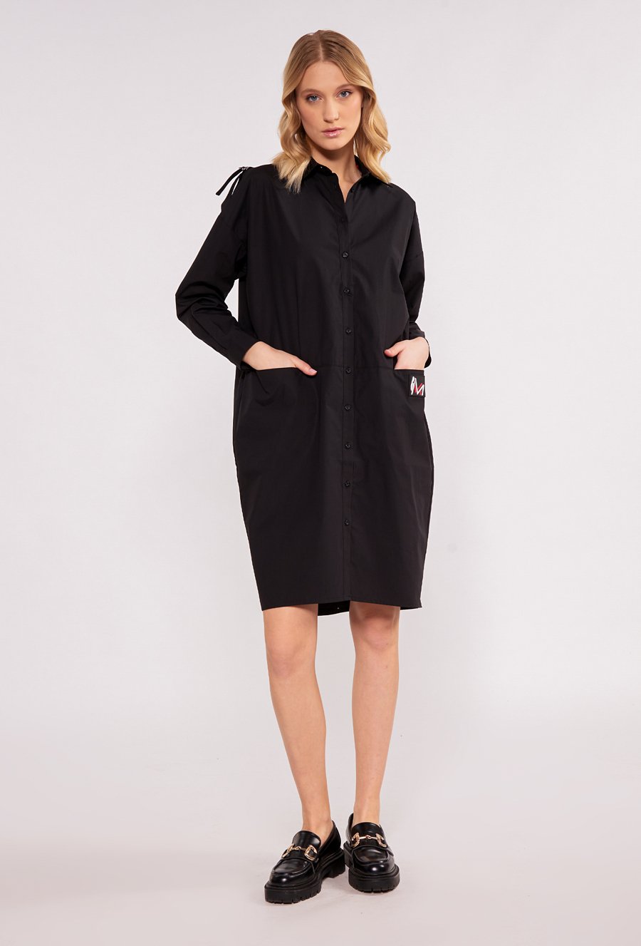 Koszulowa sukienka damska