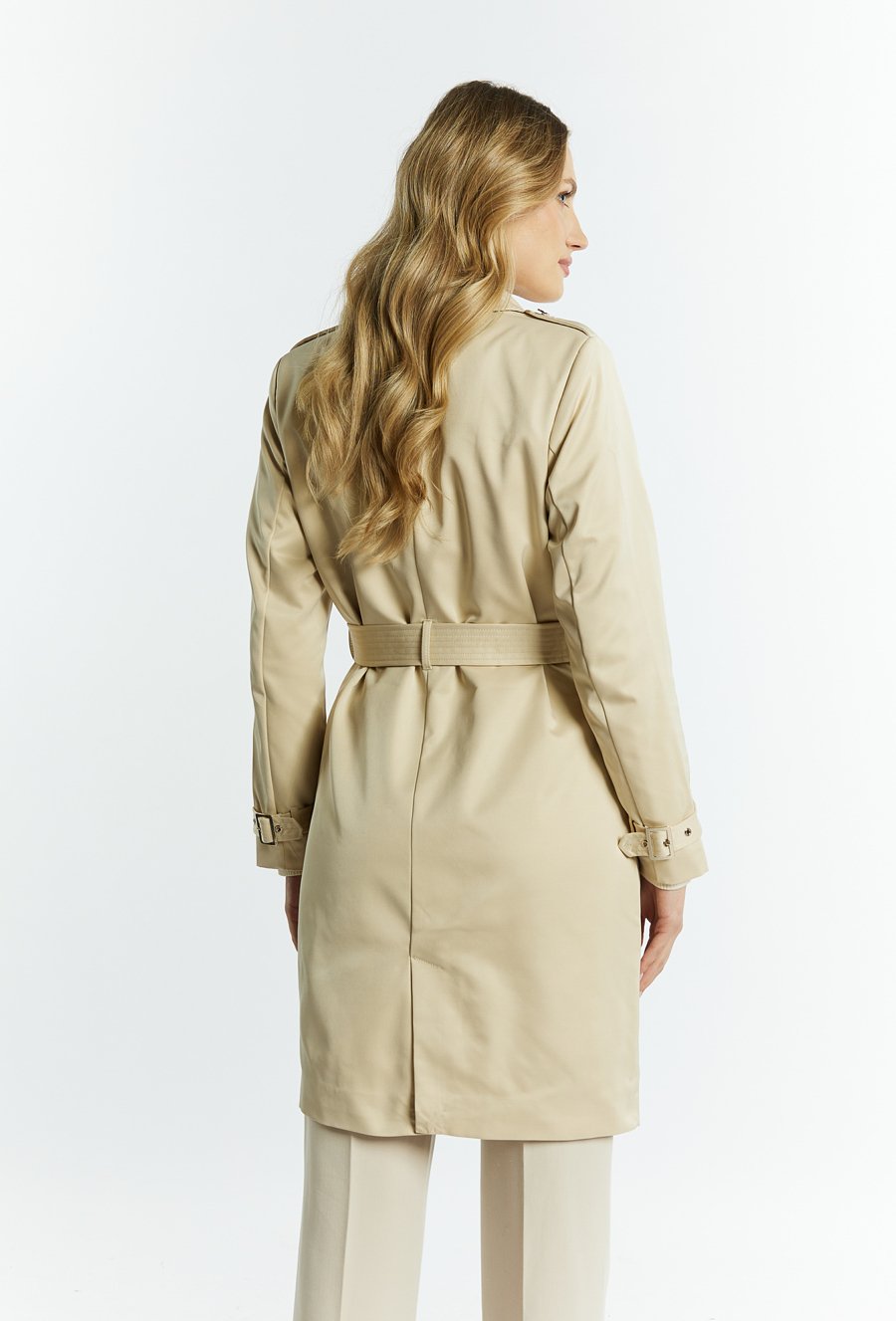 Elegancki trencz damski