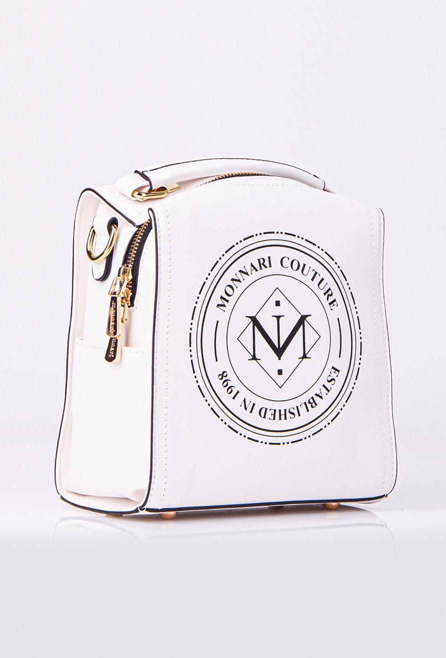 Mały kuferek damski z logo