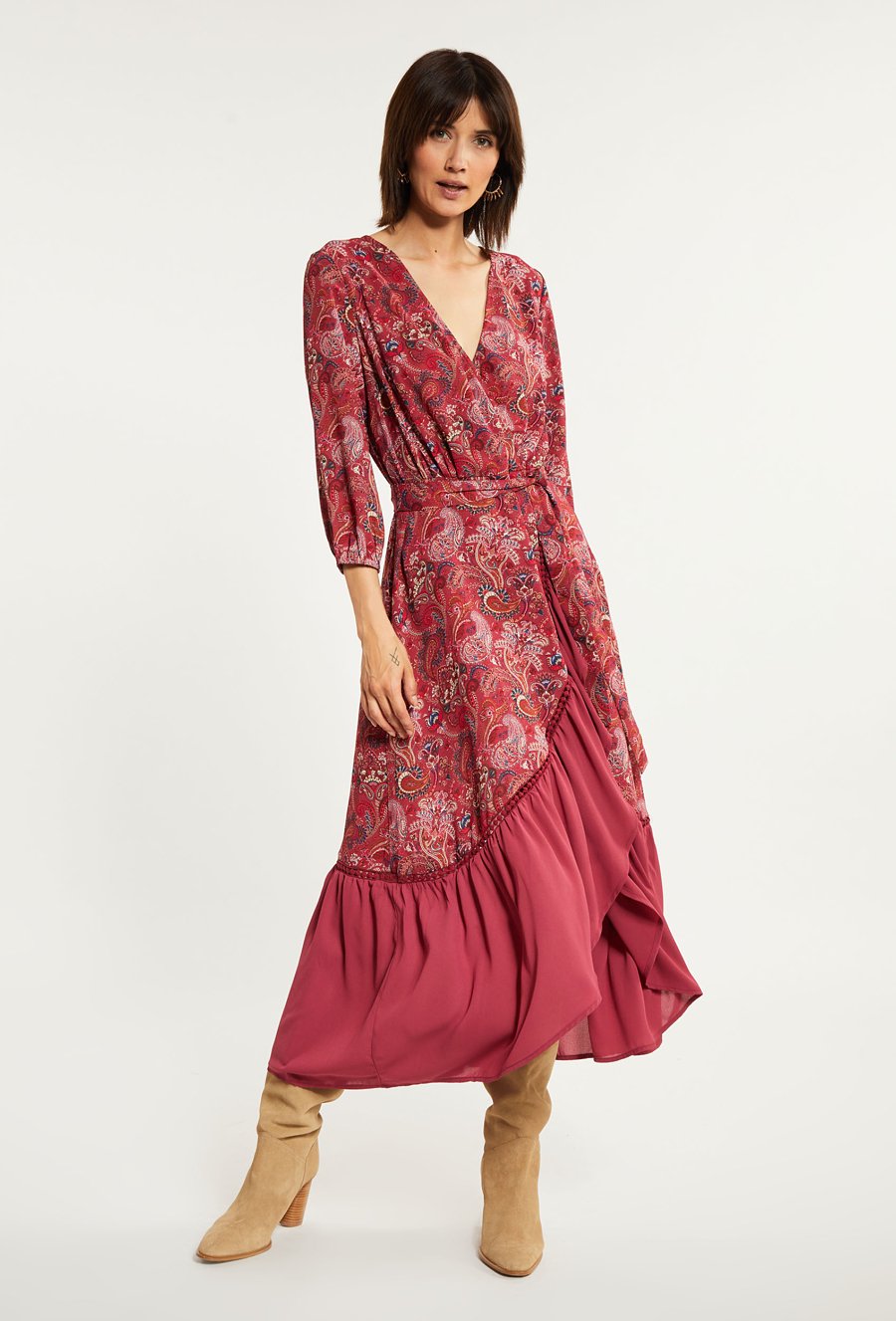 Sukienka z wzorem w kwiaty