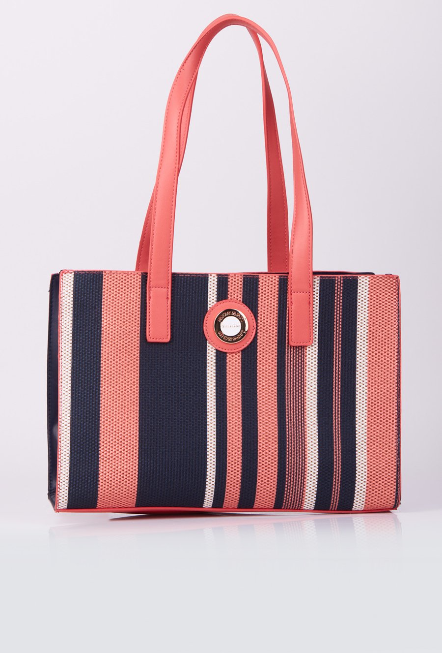 Shopper damski z kosmetyczką 2 w 1