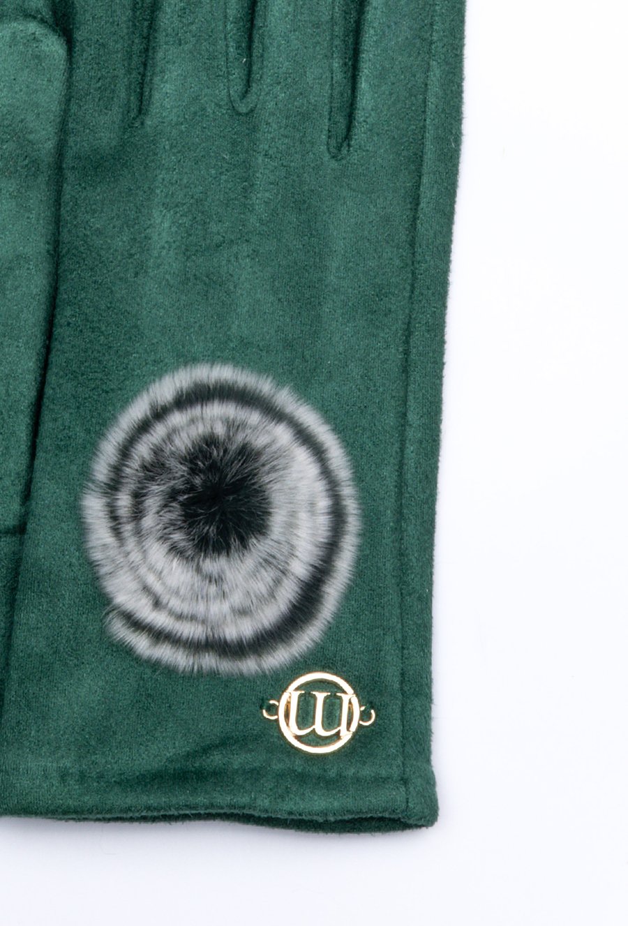 Rękawiczki z ozdobnym pomponem