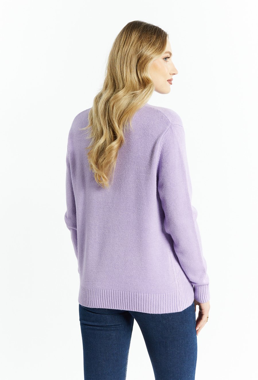 Sweter z miękkiej dzianiny