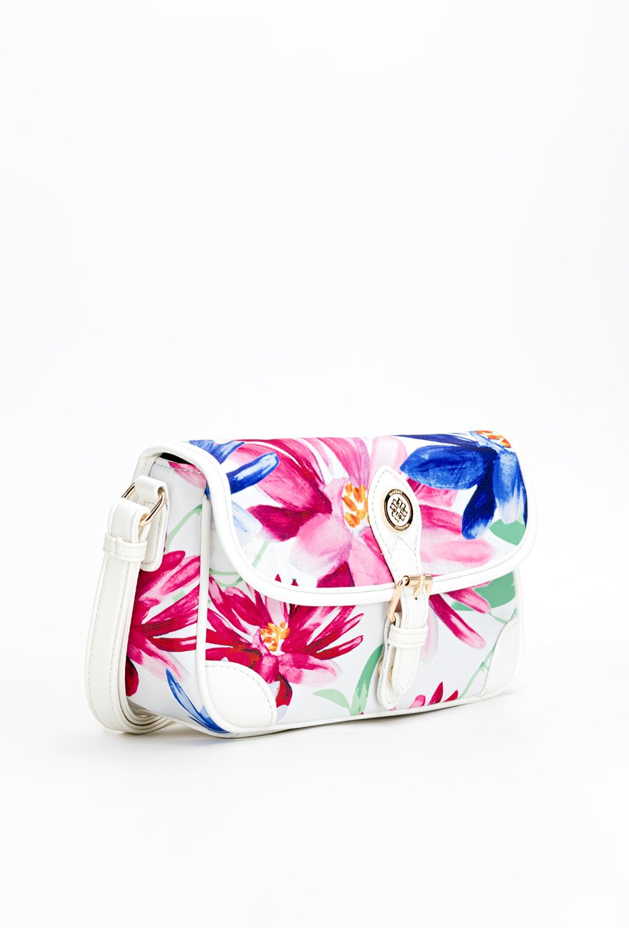 Torba damska z kwiecistym wzorem