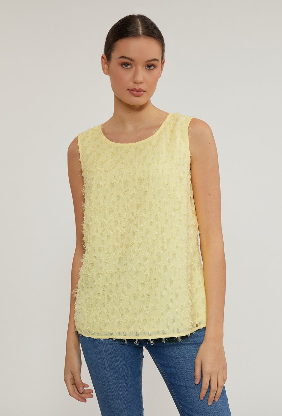 Bluzka z ozdobnym włosiem