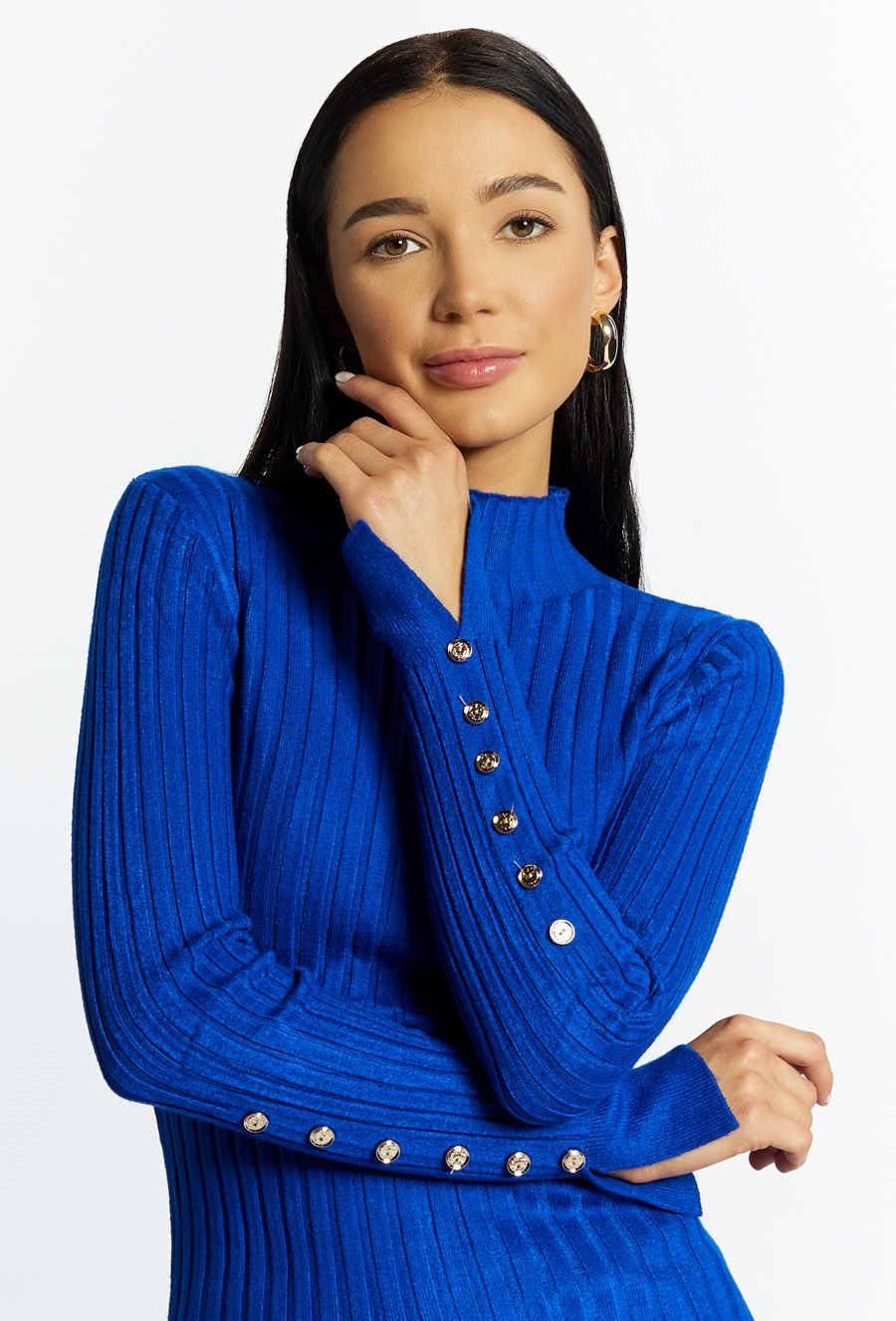 Sweter damski z p&oacute;łgolfem