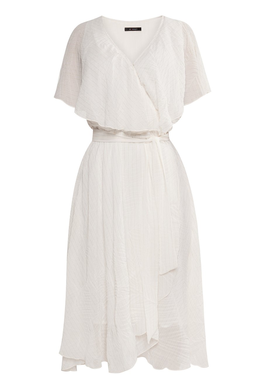 Efektowna sukienka z falbanami