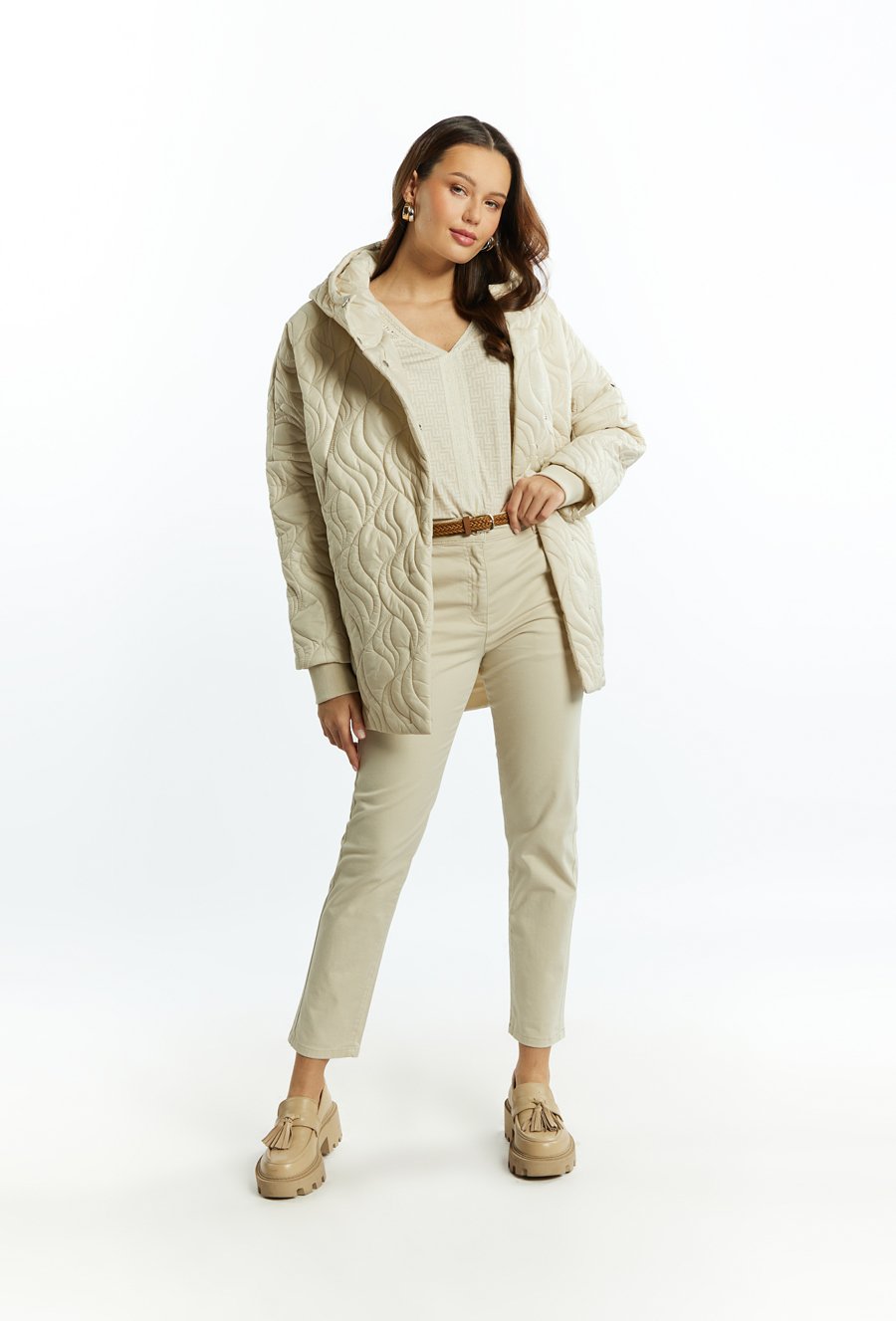 Kurtka damska z kapturem