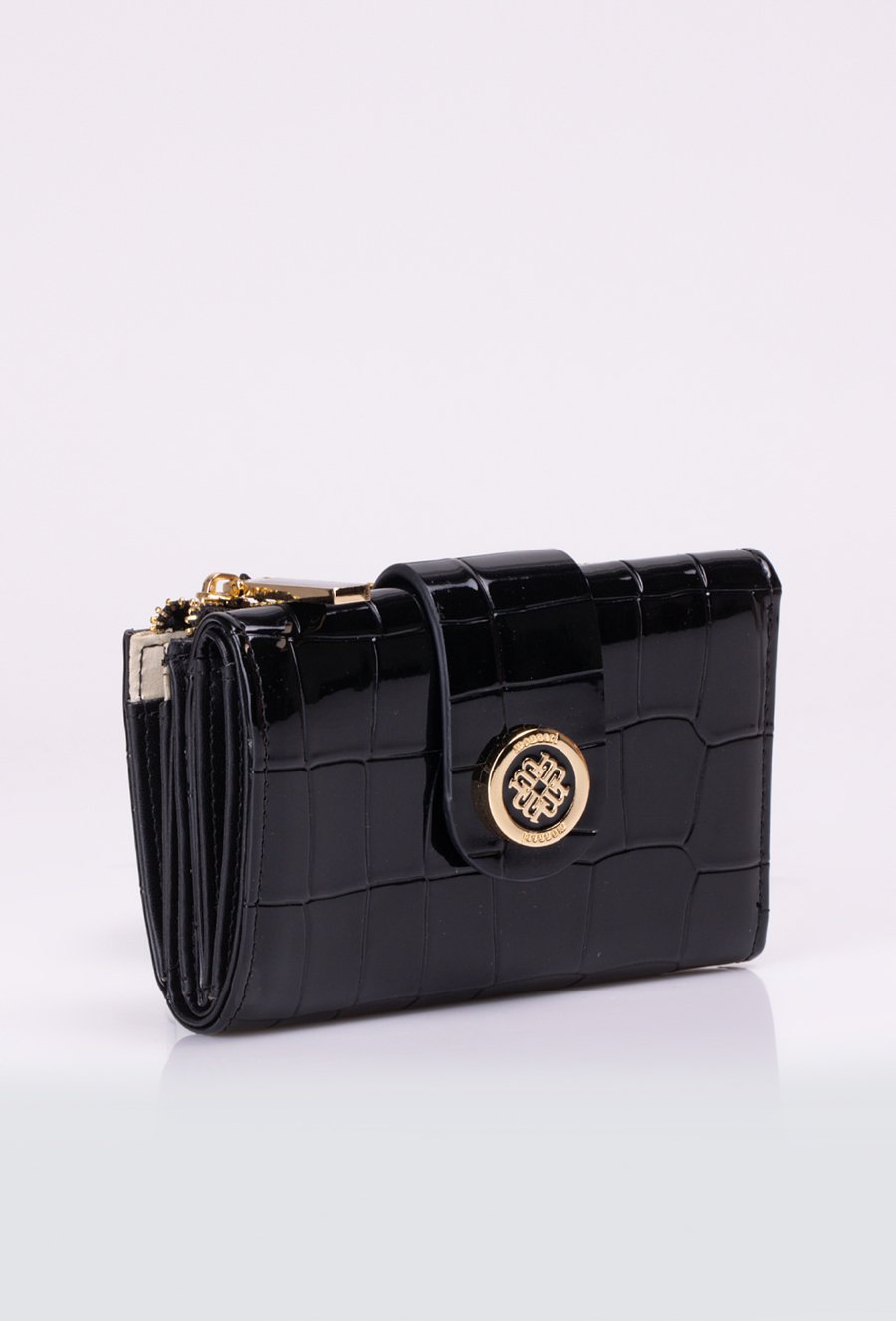 Wzorzysty portfel damski