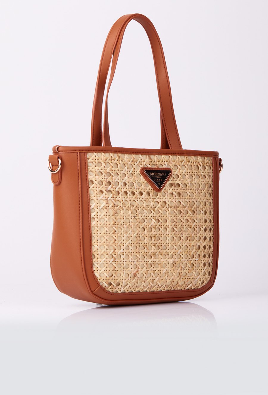 Mała torba z plecionką na przodzie