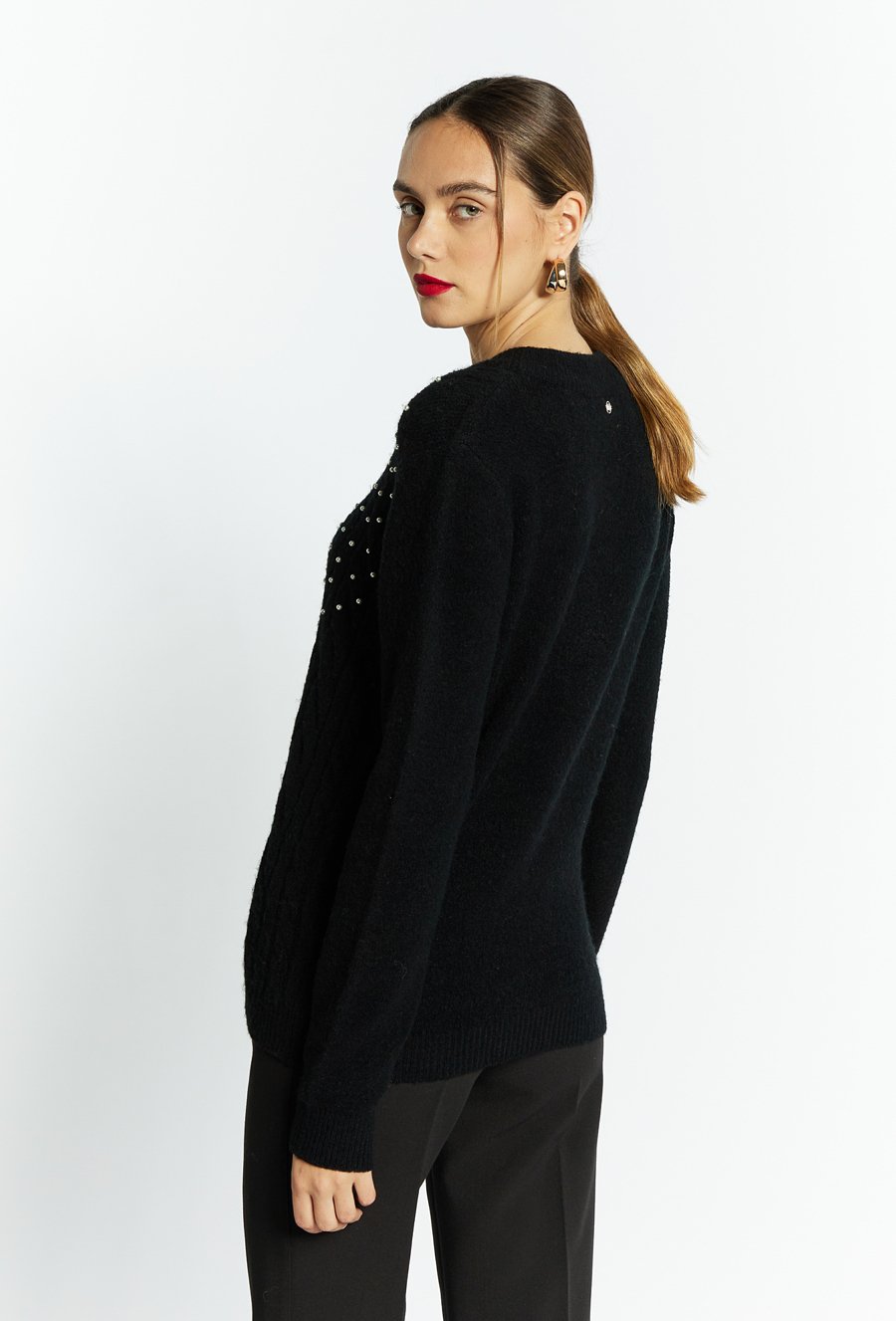 Kardigan z ozdobnymi guzikami