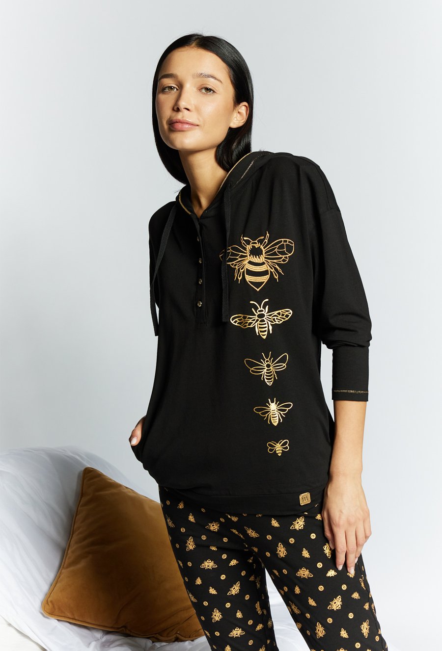 Koszulka piżamowa z bawełny