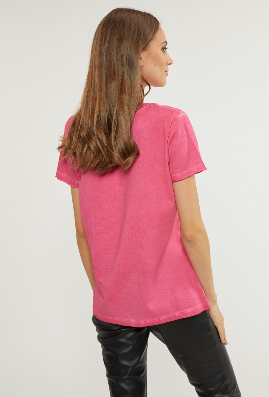 T-shirt damski z wzorem