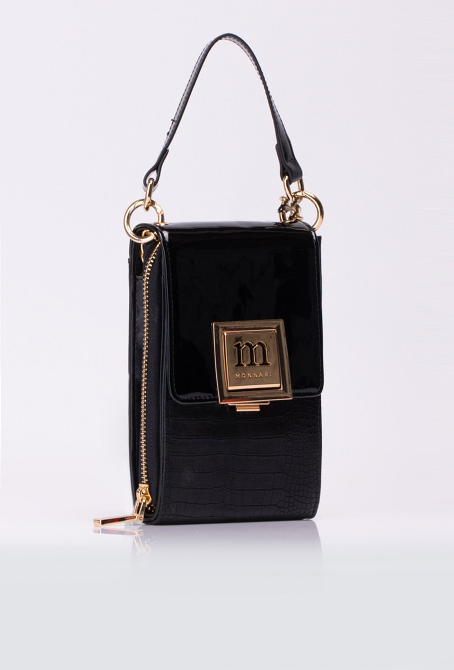 Torba na telefon z krokodylim wzorem