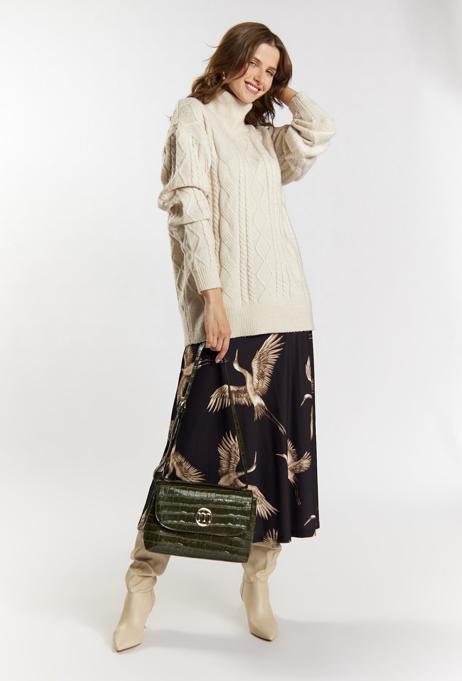 Torba w krokodyli wz&oacute;r