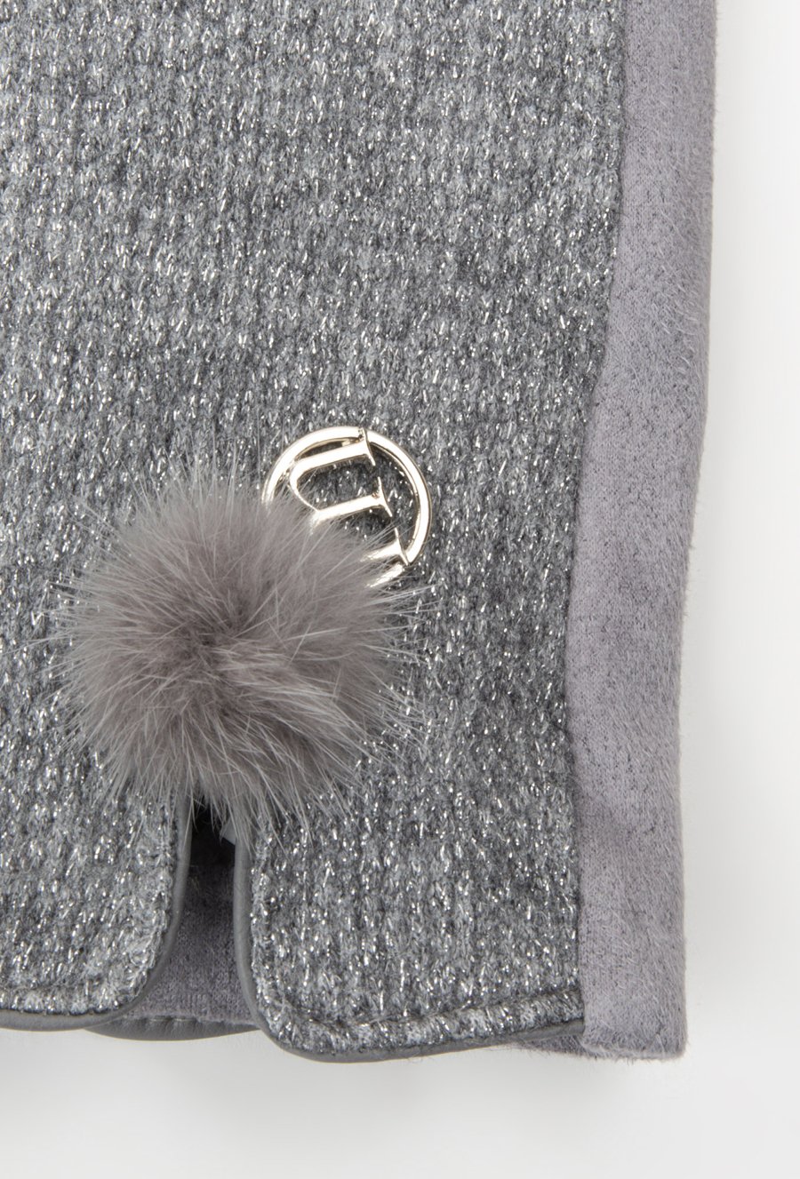 Rękawiczki z pomponem