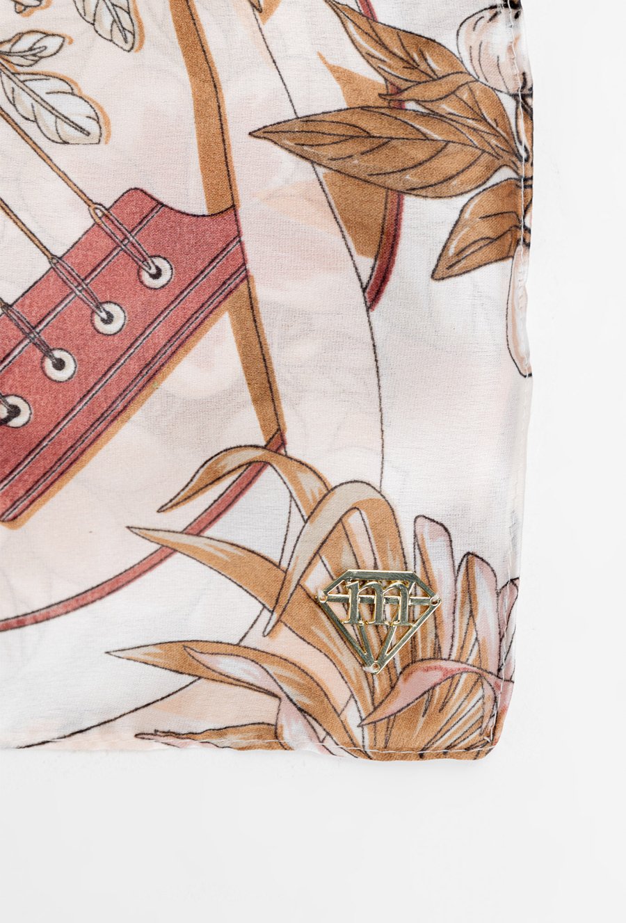 Wzorzysta apaszka damska