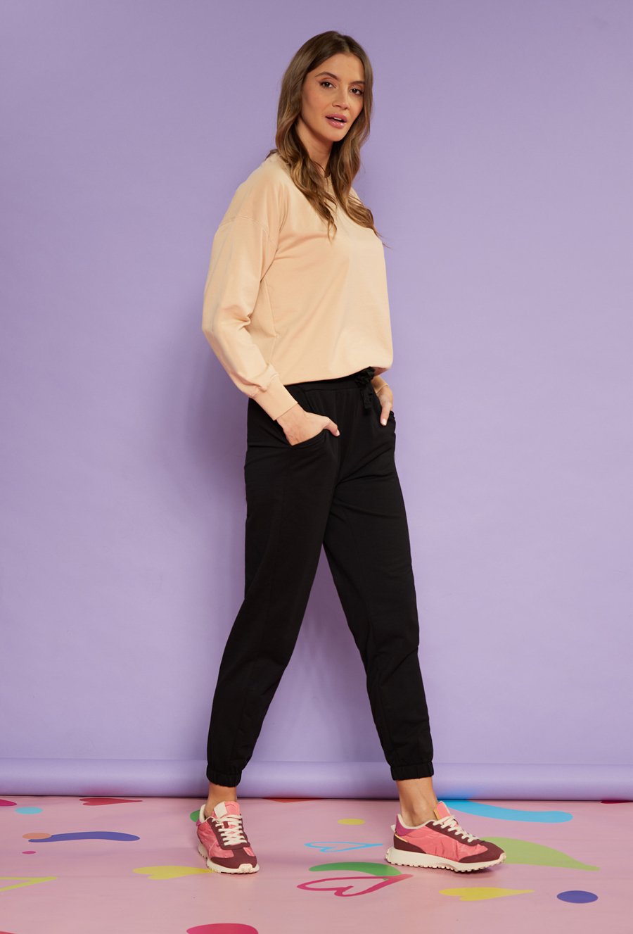 Bawełniane spodnie dresowe