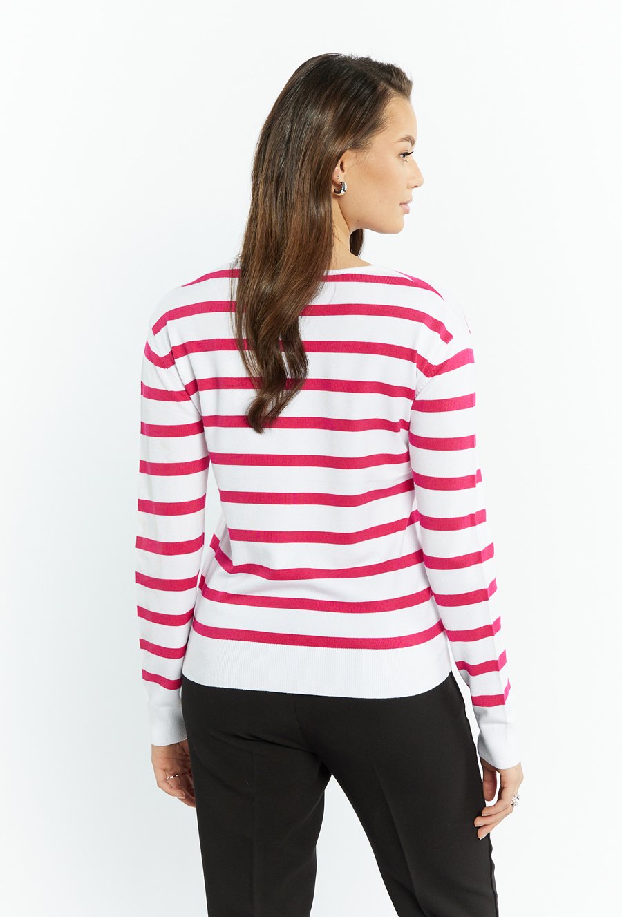 Sweter damski w paski