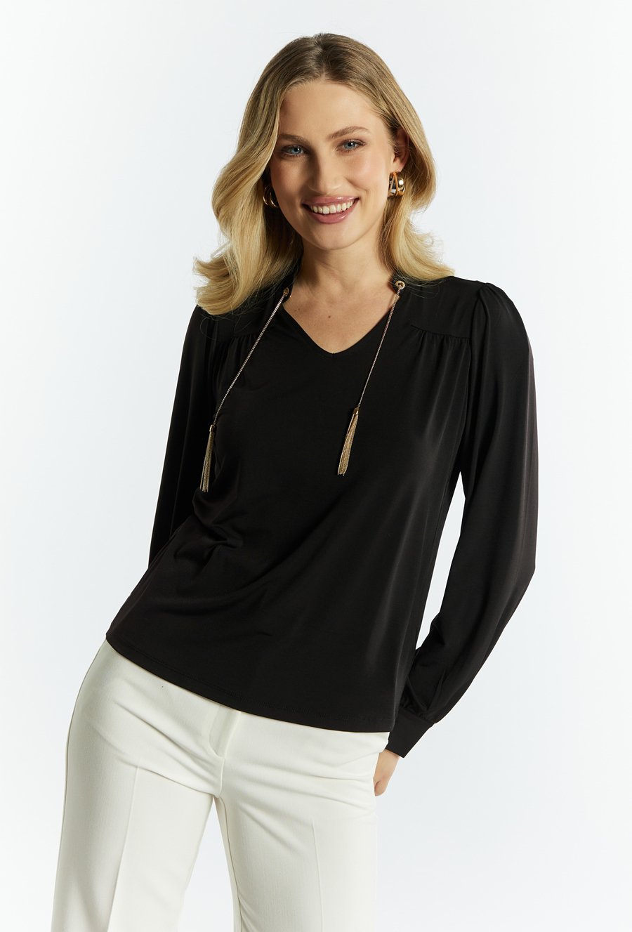 Bluzka damska z aplikacją