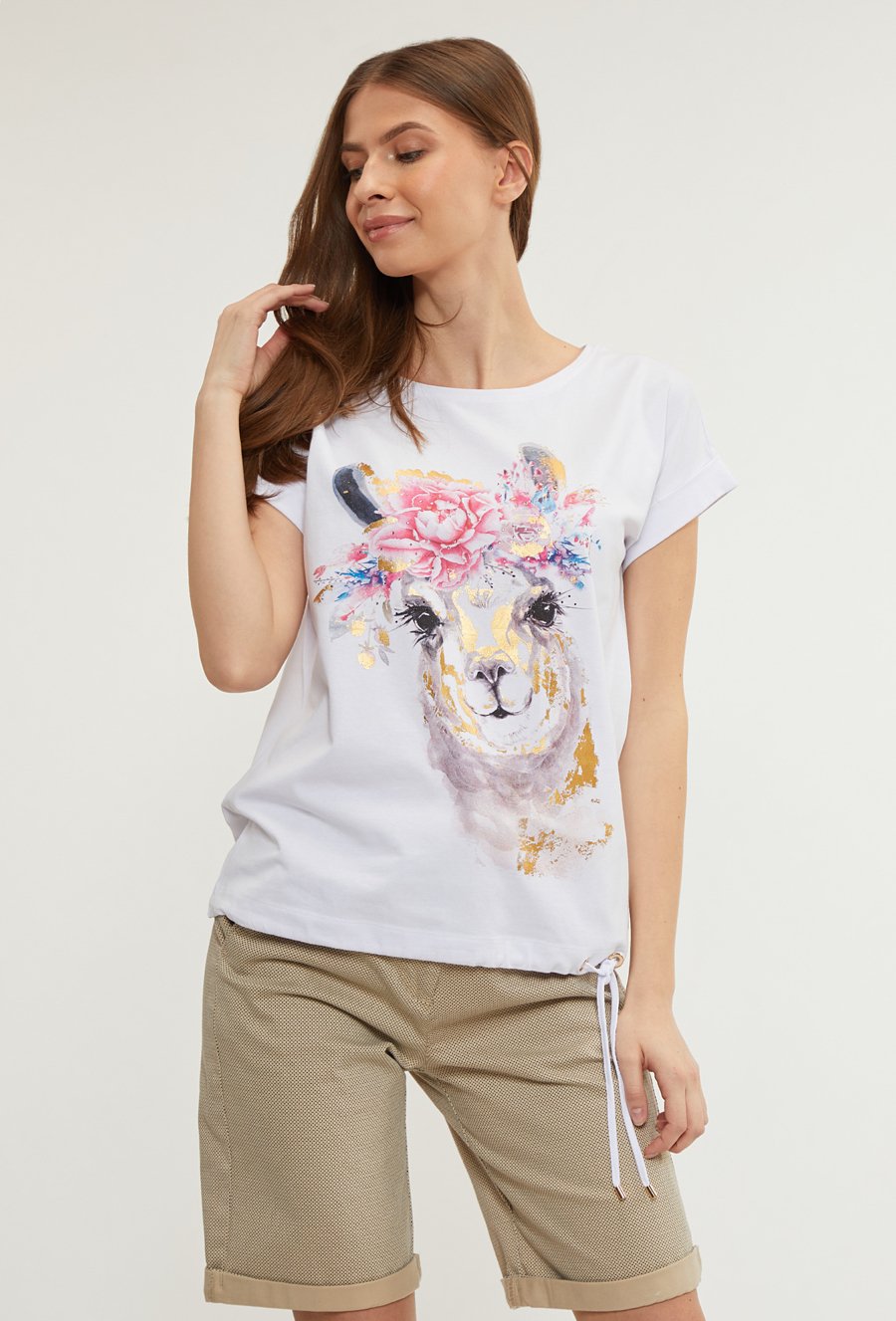 T-shirt ze zwierzęcym nadrukiem