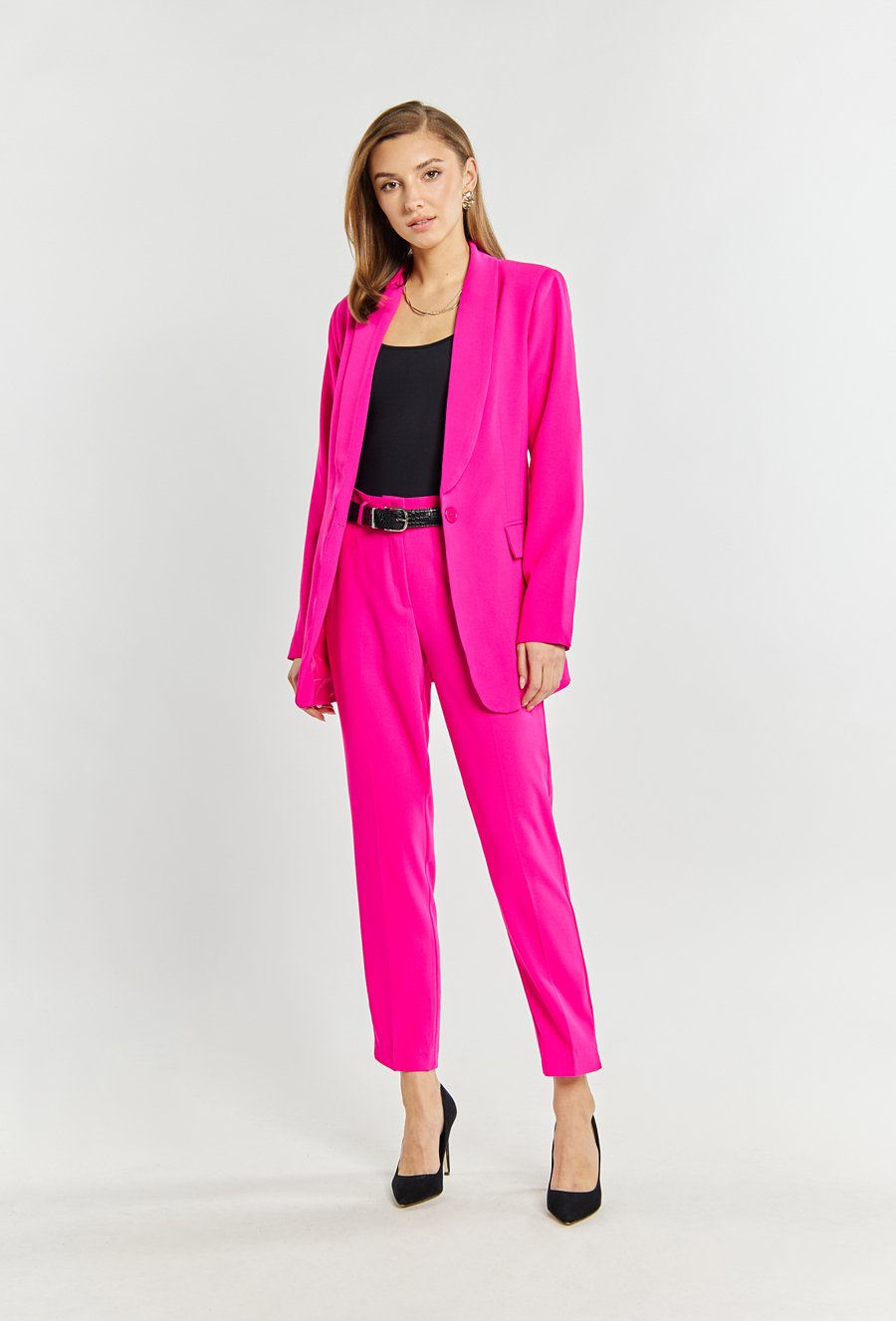 Marynarka damska z wiązaniem