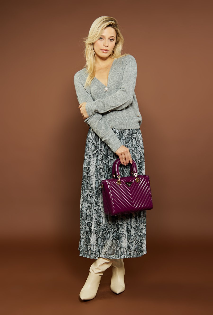 Torba z wzorem w jodełkę