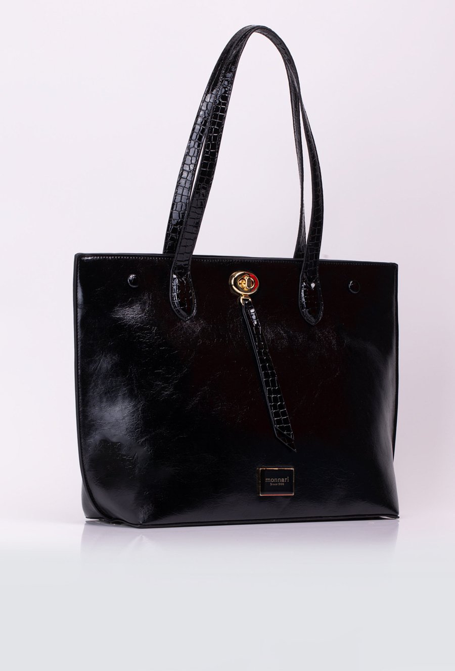 Klasyczna torba ze zwierzęcymi wstawkami