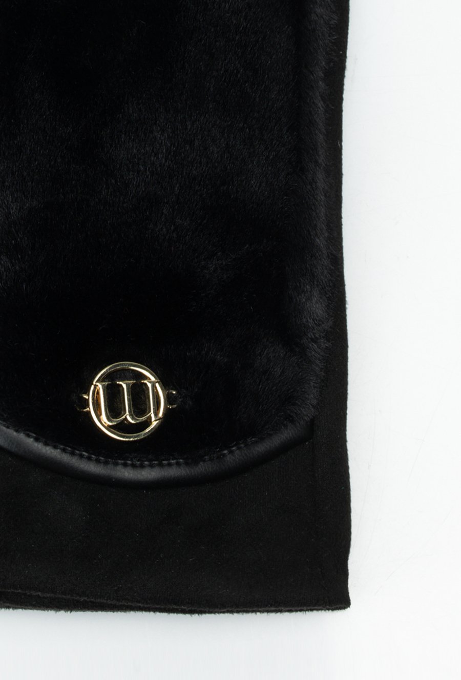 Rękawiczki z łączonych materiał&oacute;w