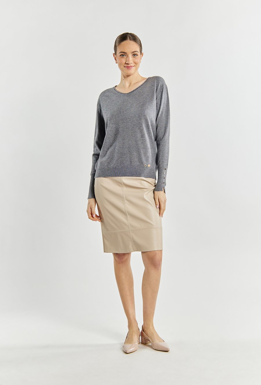 Casualowy sweter damski