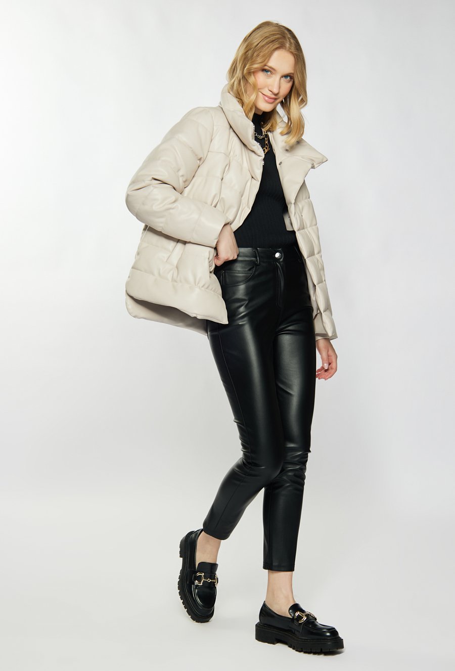 Pikowana kurtka damska