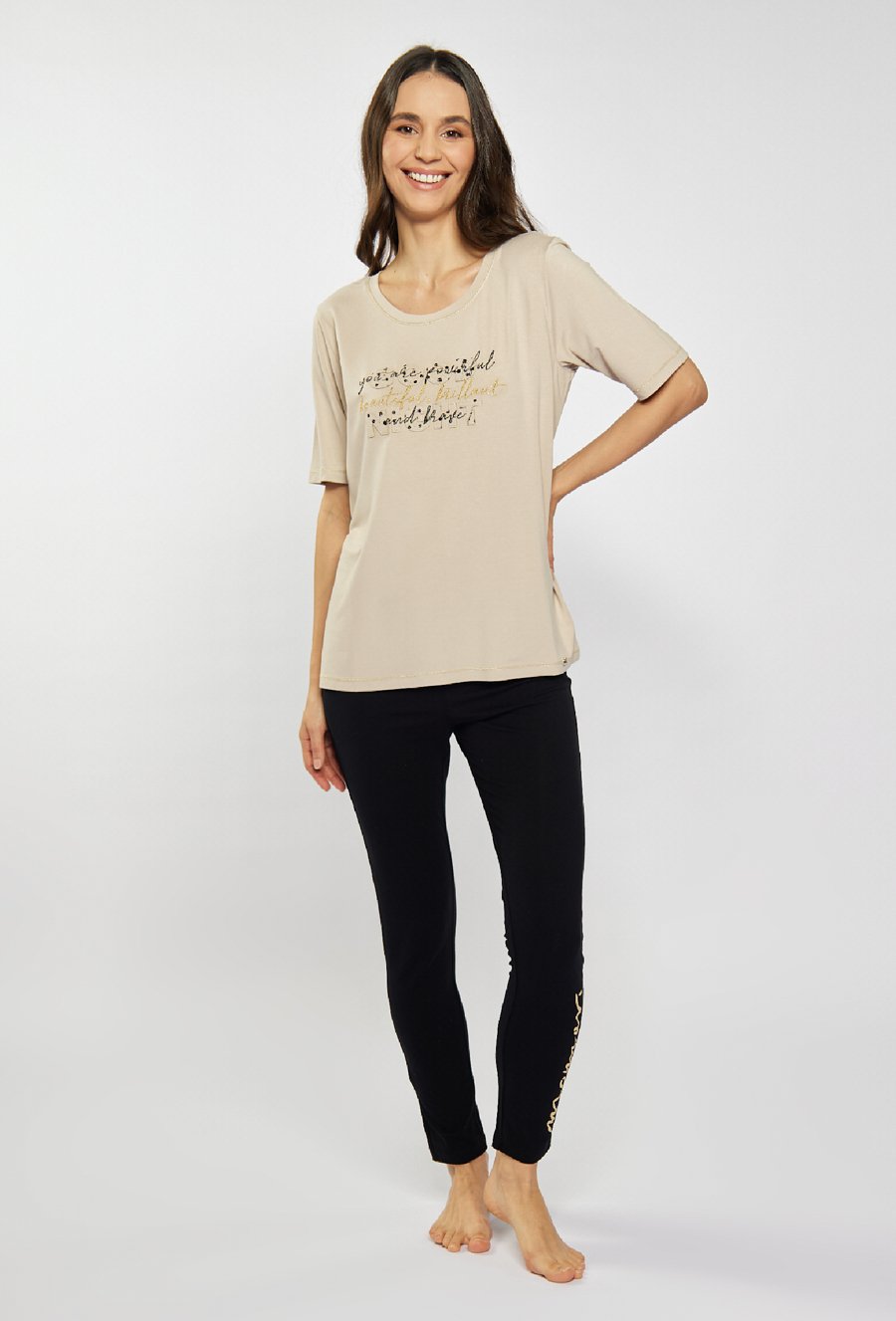 Wiskozowa g&oacute;ra od piżamy