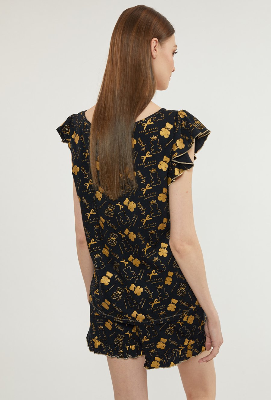 Wzorzysta g&oacute;ra od piżamy