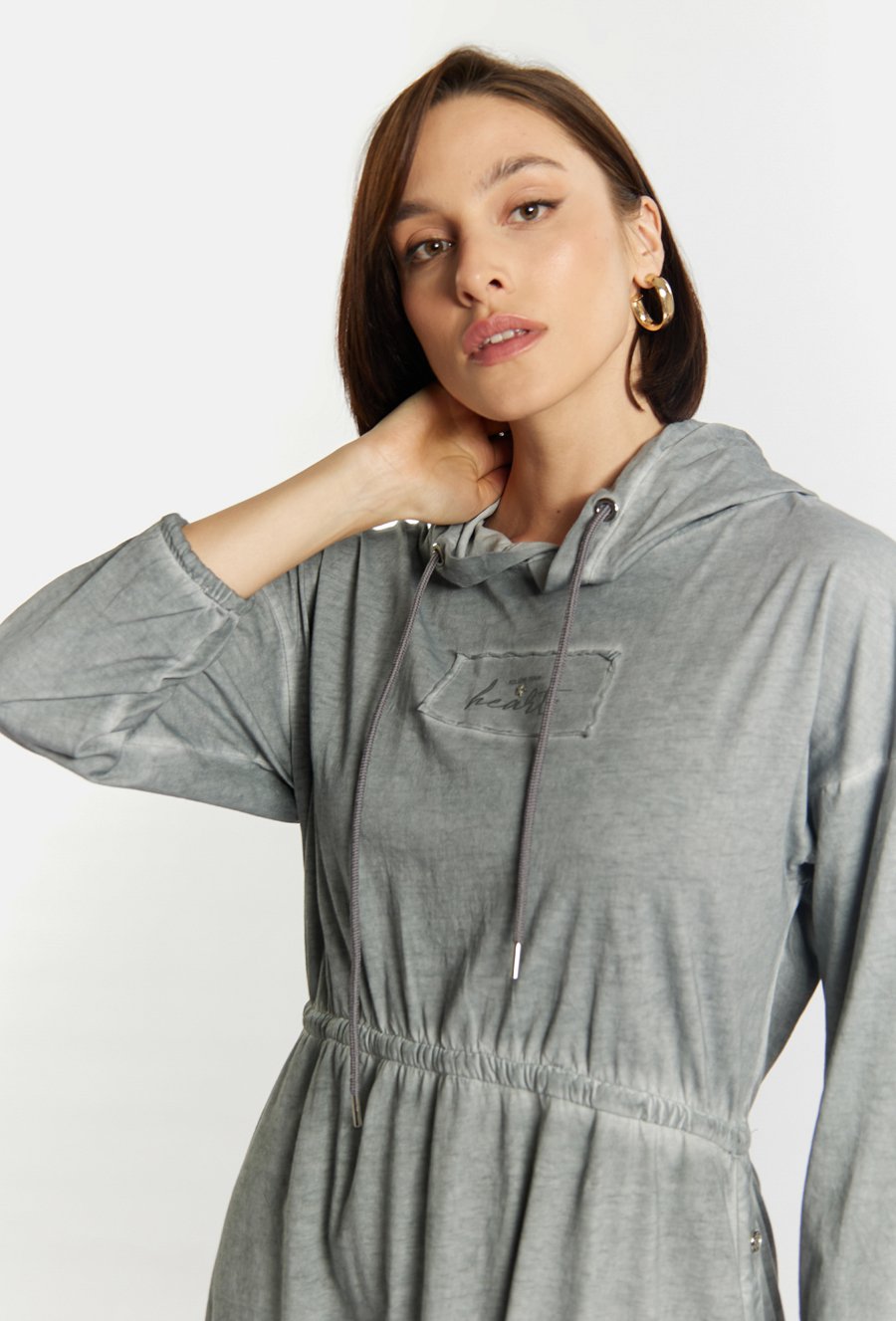 Bawełniana sukienka z wzorem